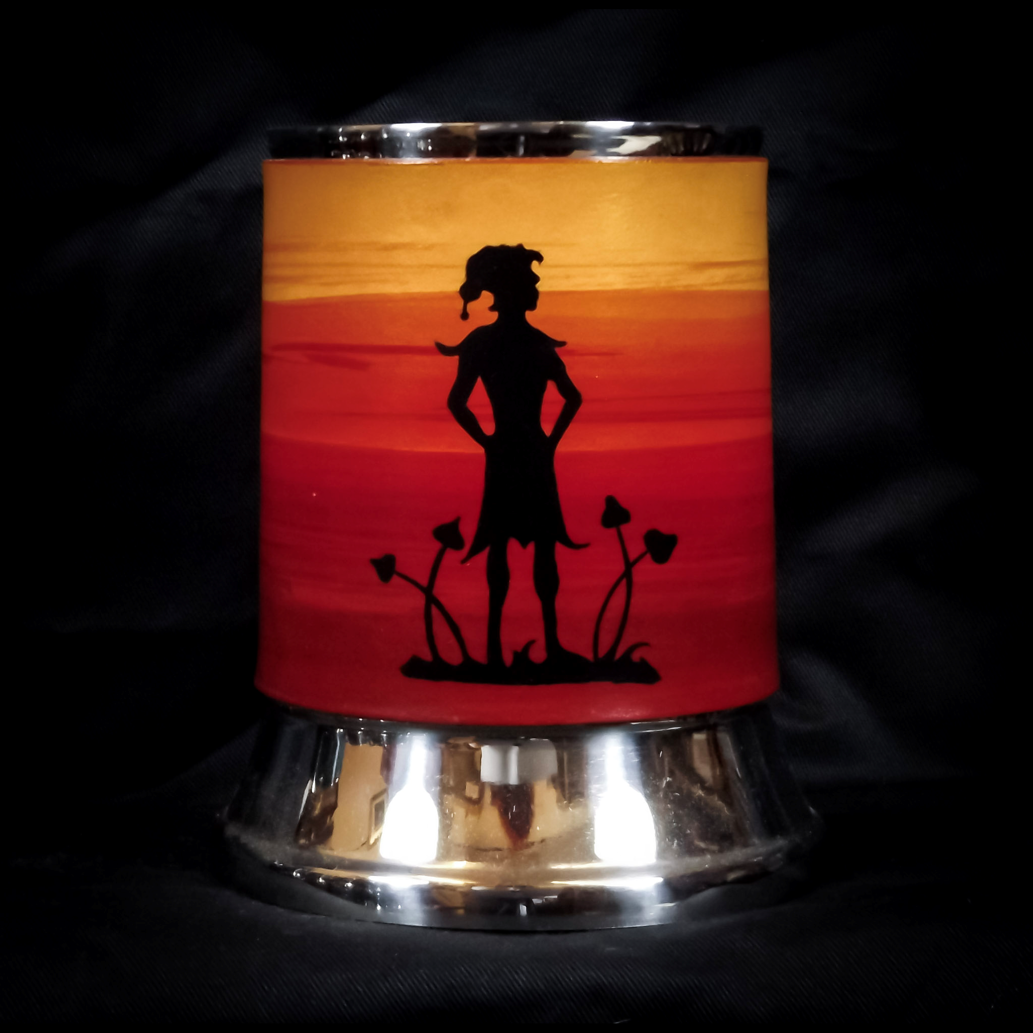 Sunset  Elf  Leather Tankard Cover on Tankard