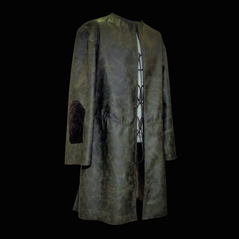 Long Leather  Coat