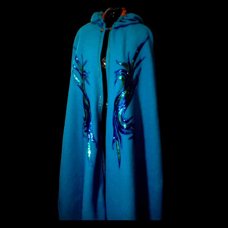 Full Length Turquoise Cloak