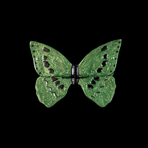 Handmade Leather Butterfly Brooch - 7cm