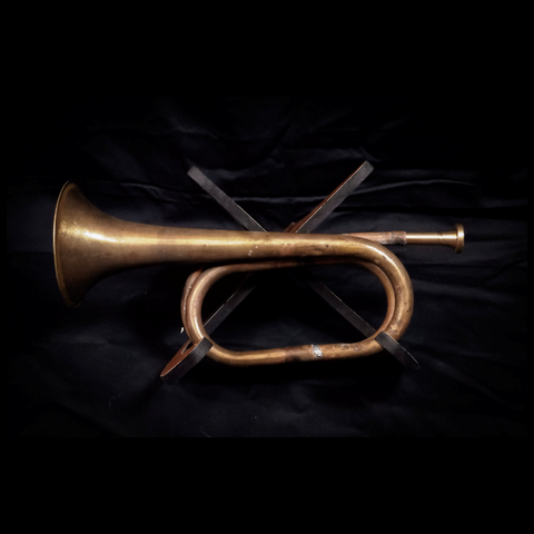 Tarnished Brass Bugle