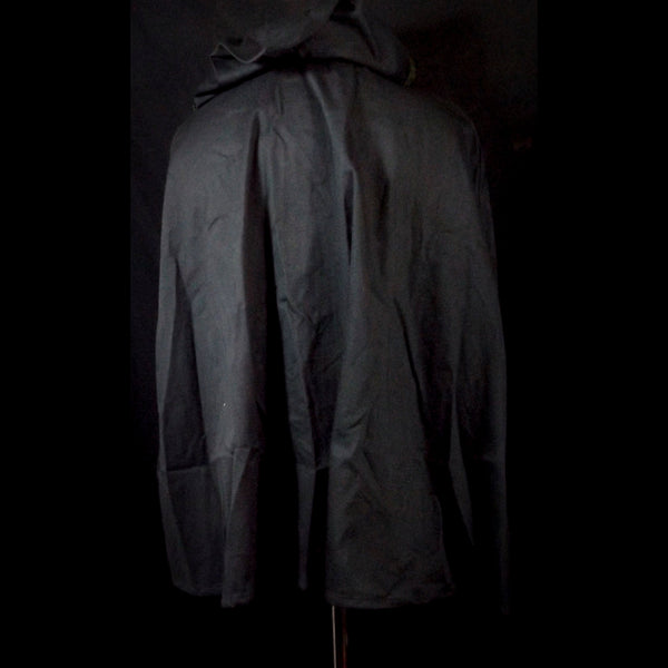 Black Cotton Kids Cloak 9-10y