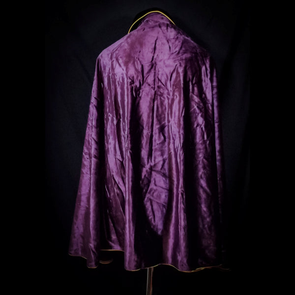 Velvety Purple Side or Front Cloak
