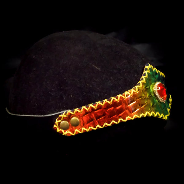 Iridescent Colour Change Leather Circlet