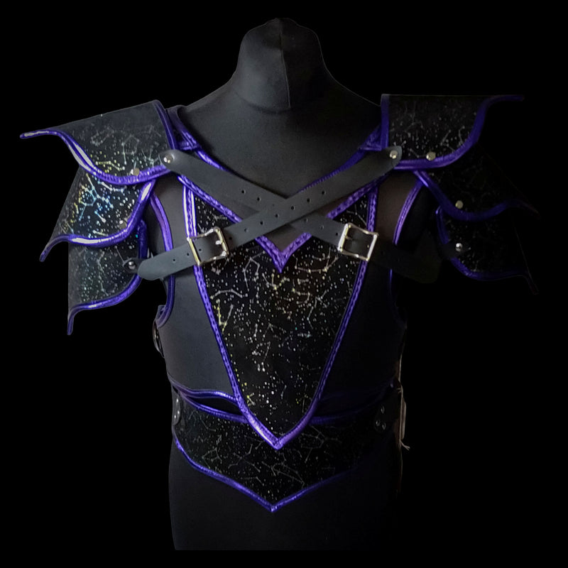Purple & Black Constellation Armour