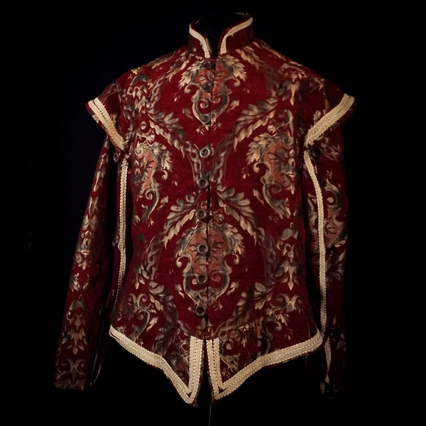 Red and Gold Doublet - Detachable Sleeves