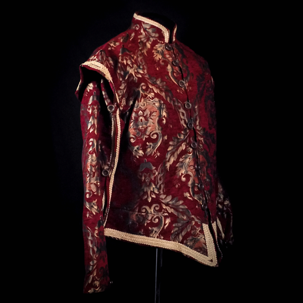 Red and Gold Doublet - Detachable Sleeves