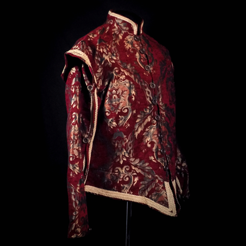 Red and Gold Doublet - Detachable Sleeves
