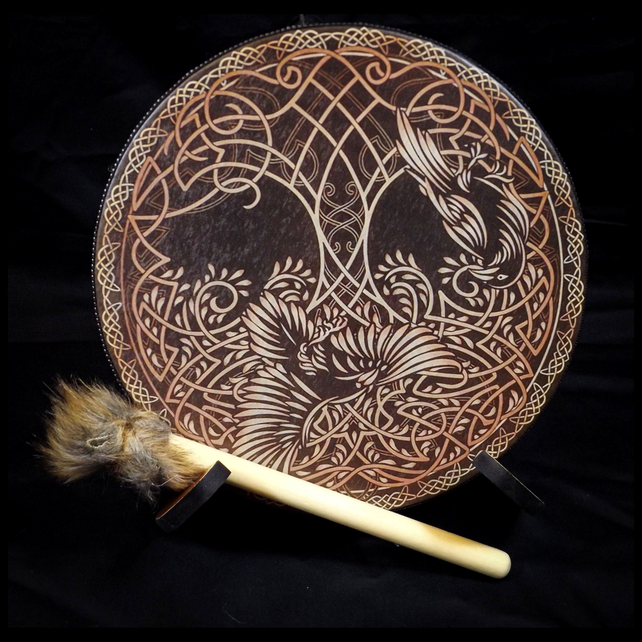 Celtic Tree of Life Ritual Drum - 10 Inches