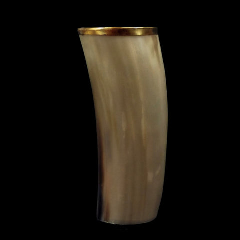 Ox Horn Brass Trimmed Cup #2