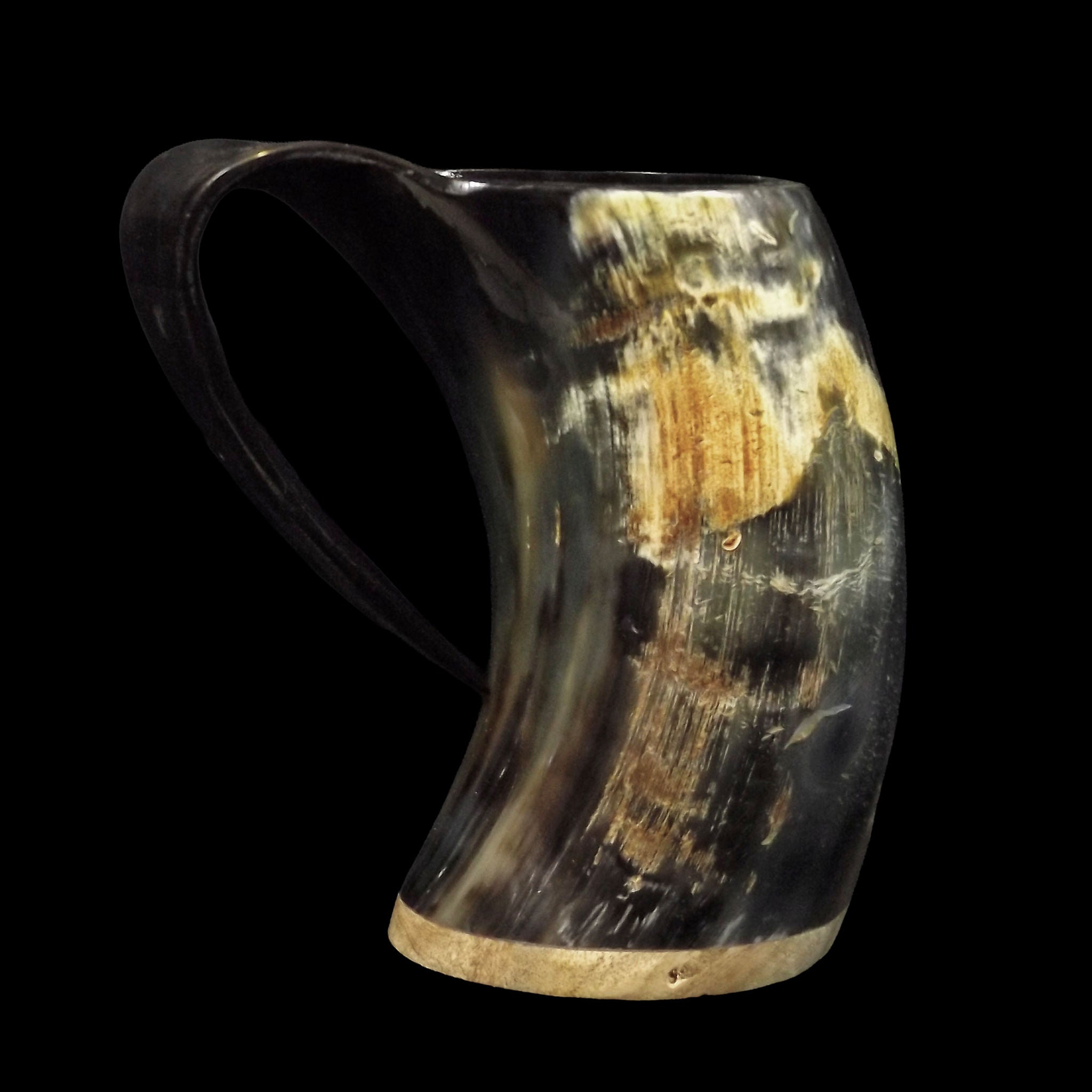 Horn Tankard with Wood Base #5