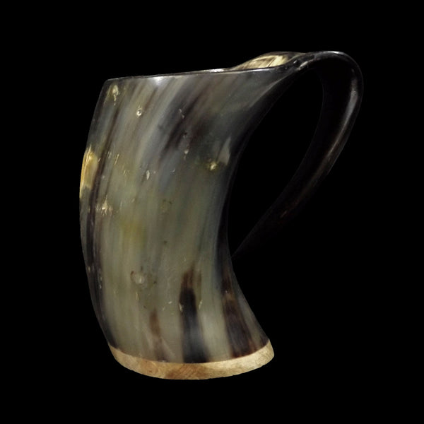 Horn Tankard with Wood Base #5