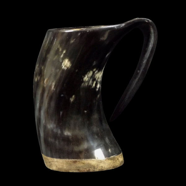 Horn Tankard with Wood Base #6