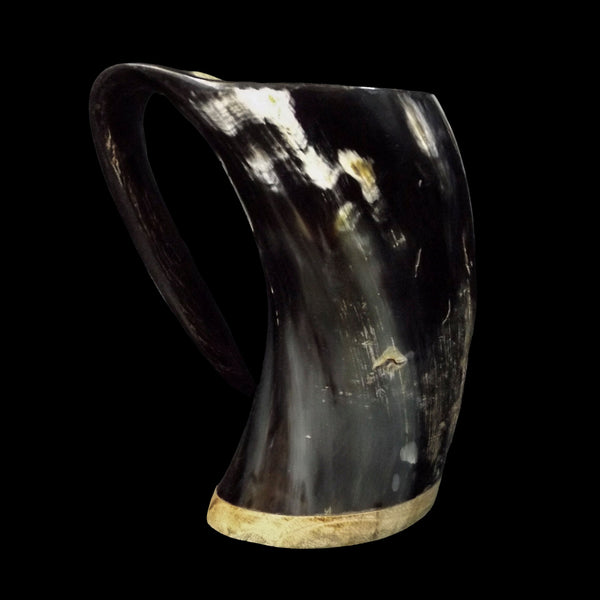 Horn Tankard with Wood Base #7