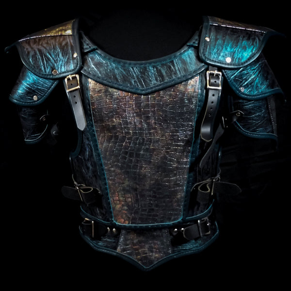 Mage Armour - Full Set Turquoise & Iridescent Dragonscale