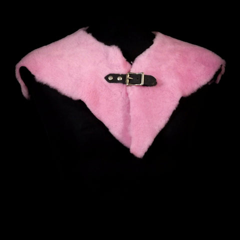 Mini Sheepskin Mantle - Baby Pink
