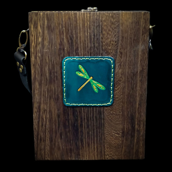 Dragonfly Messenger Box Bag with Notebook and Stationary