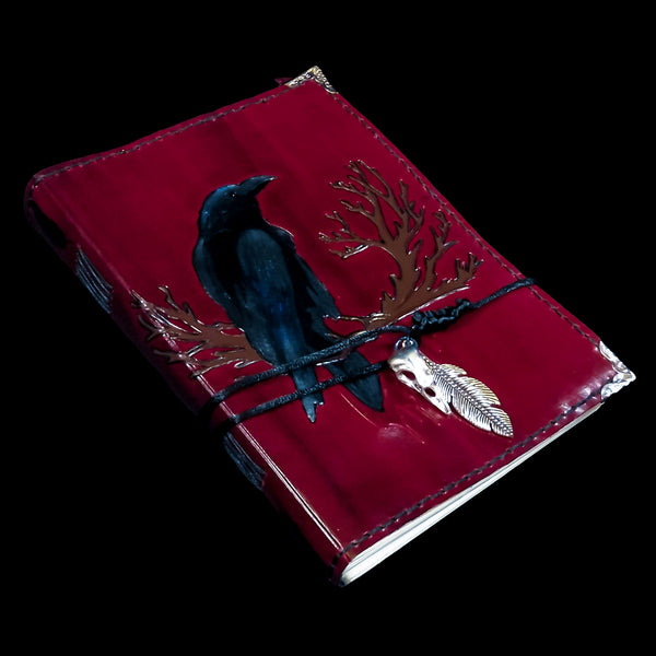 Crow Messenger Box Bag with Notebook and Stationary