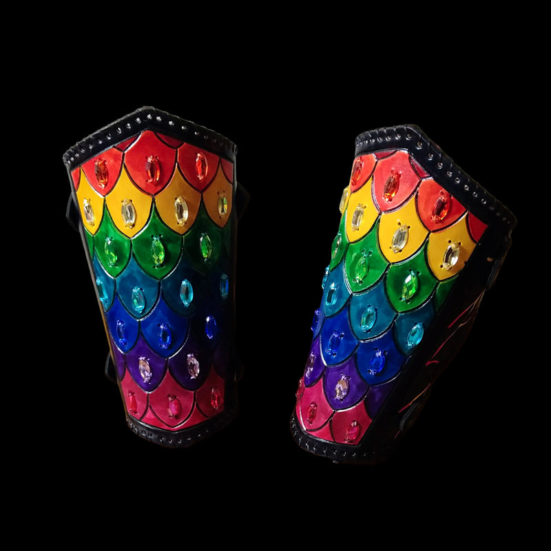 Rainbow Gem Bracers