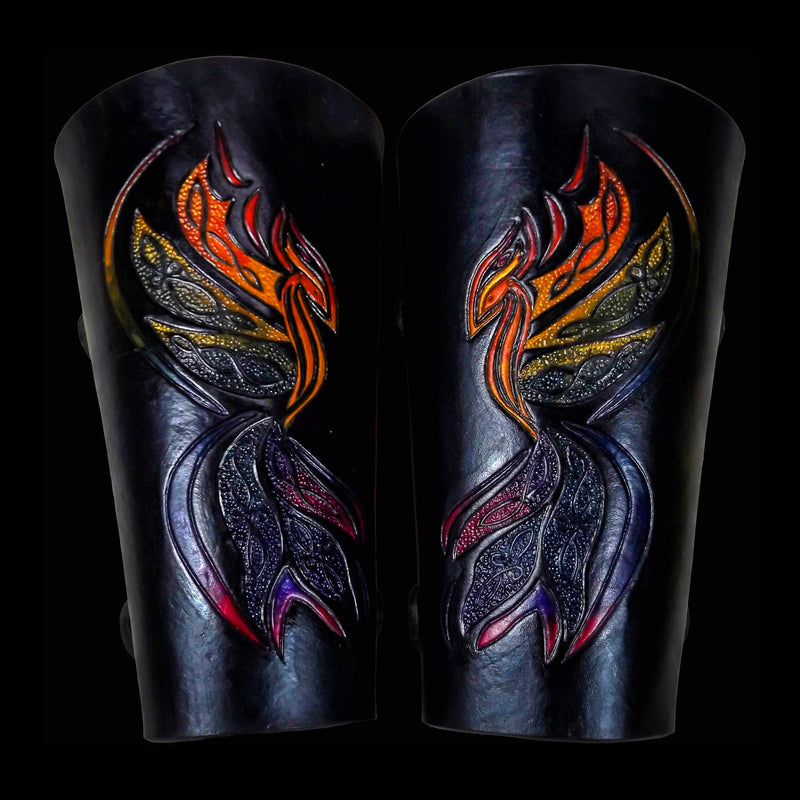 Rainbow Phoenix Bracers