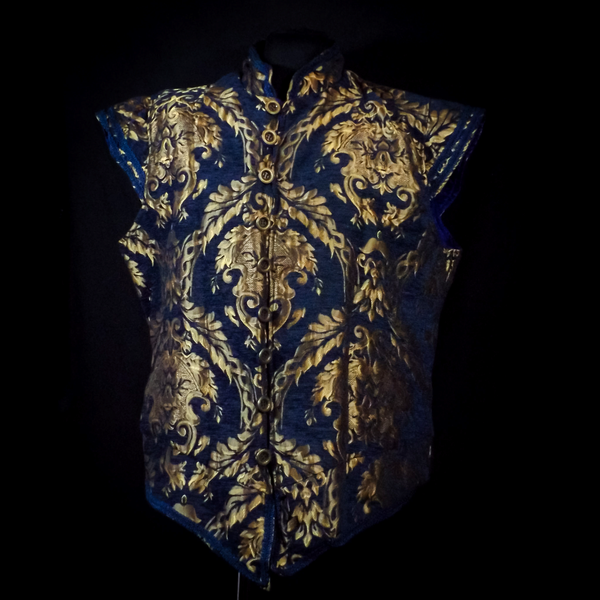 Blue and Gold Singlet - Fantasy Vest