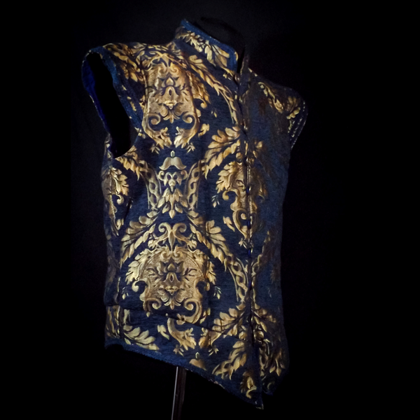Blue and Gold Singlet - Fantasy Vest