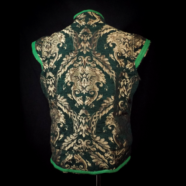 Green and Gold Singlet - Fantasy Vest