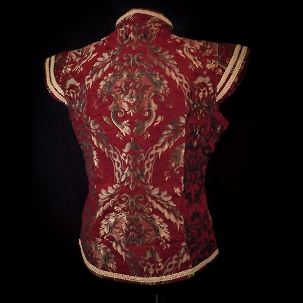 Red and Gold Singlet - Fantasy Vest