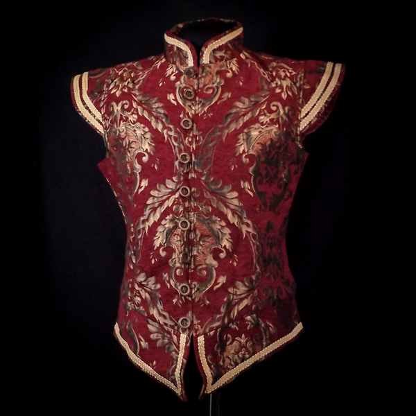 Red and Gold Singlet - Fantasy Vest