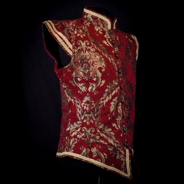 Red and Gold Singlet - Fantasy Vest